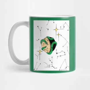 Moon Snake - Green Mug